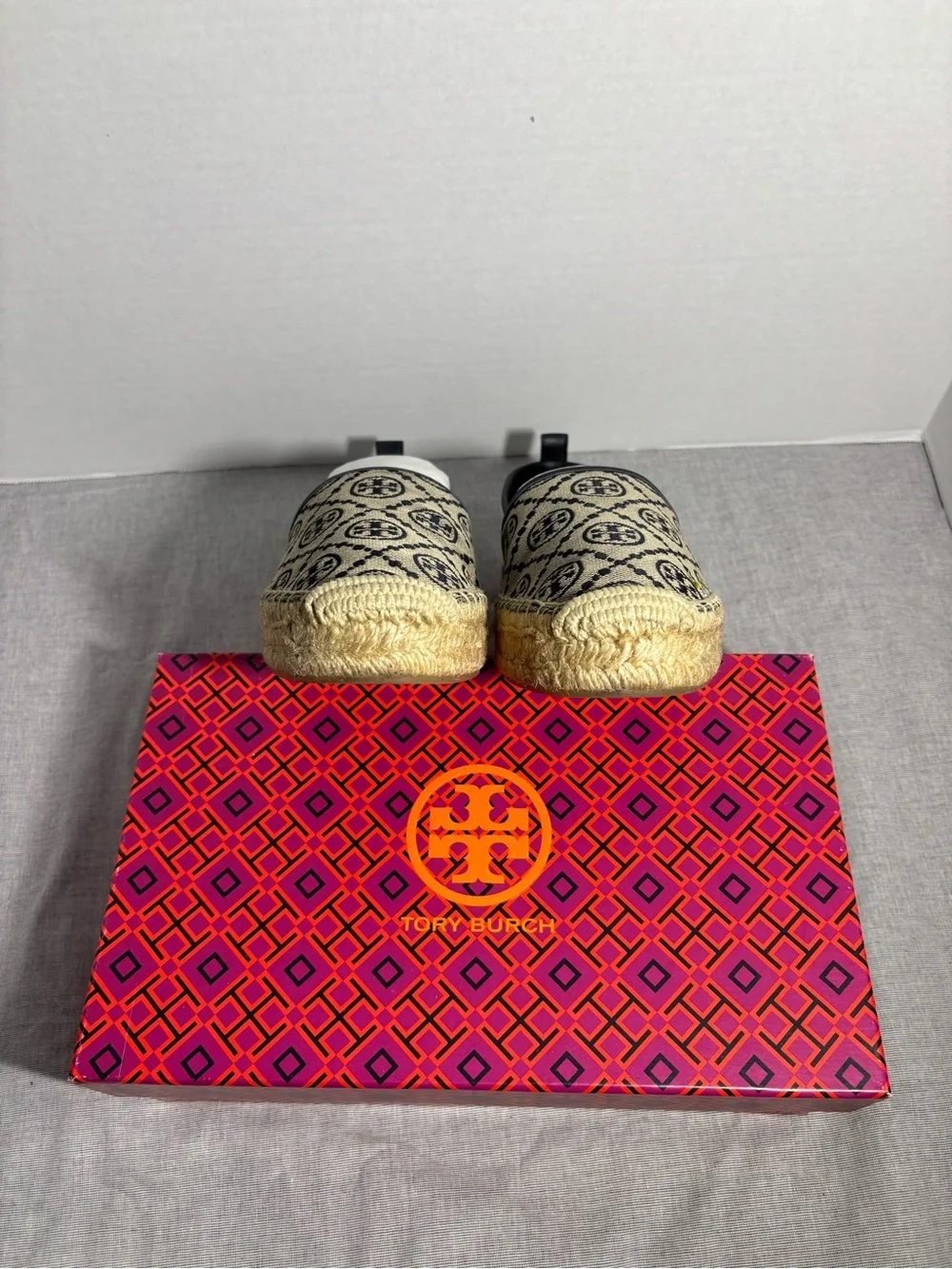 Tory Burch T Monogram platform Espadrille